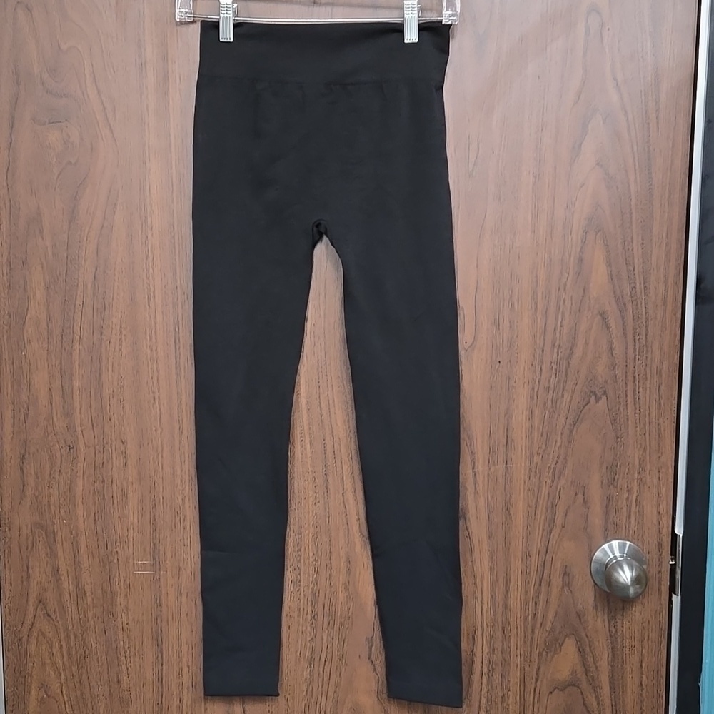 Catherine Malandrino Size XS Black Fleece Lined Seamless Leggings